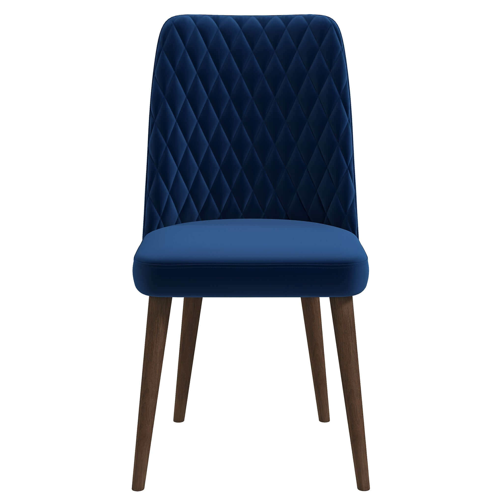 Katie Mid-Century Modern Navy Blue Velvet Dining Chair (Set of 2) Katie Mid-Century Modern Navy Blue Velvet Dining Chair (Set of 2)