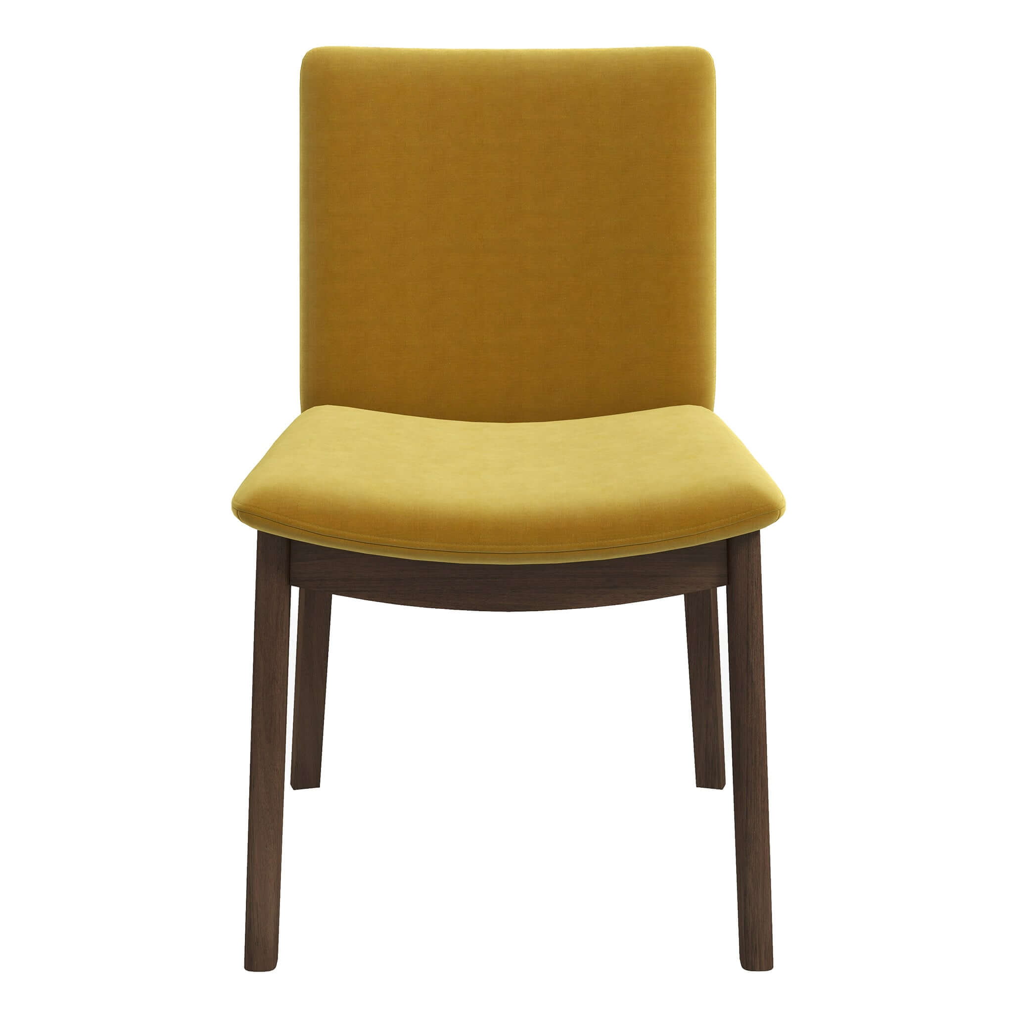 Laura Mid-Century Modern Gold Velvet Solid Wood Dining Chair (Set of 2) Laura Mid-Century Modern Gold Velvet Solid Wood Dining Chair (Set of 2)