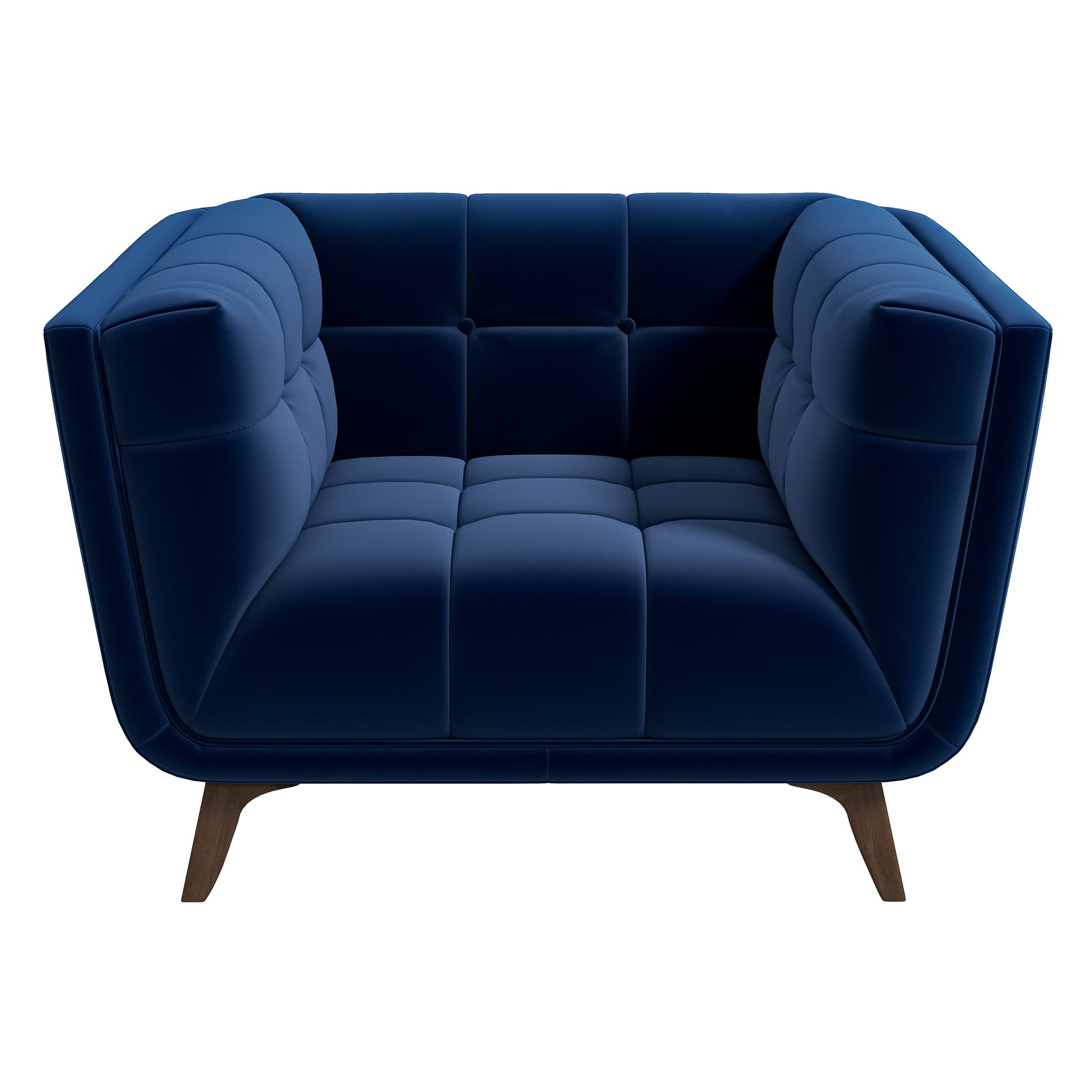 Addison Dark Blue Velvet Lounge Chair Addison Dark Blue Velvet Lounge Chair