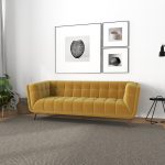 Addison Large Gold Velvet Sofa - Image 5