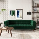 Addison Large Green Velvet Sofa - Image 2