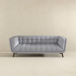 Addison Large Light Gray Fabric Sofa - Image 3