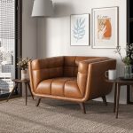 Addison Lounge Chair (Cognac Leather) - Image 2