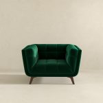 Addison Lounge Chair (Dark Green Velvet) - Image 4