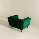 Addison Lounge Chair (Dark Green Velvet) - Image 5