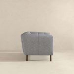 Addison Mid Century Modern Light Grey Fabric Lounge Chair - Image 5