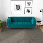 Addison Small Teal Velvet Sofa - Image 2