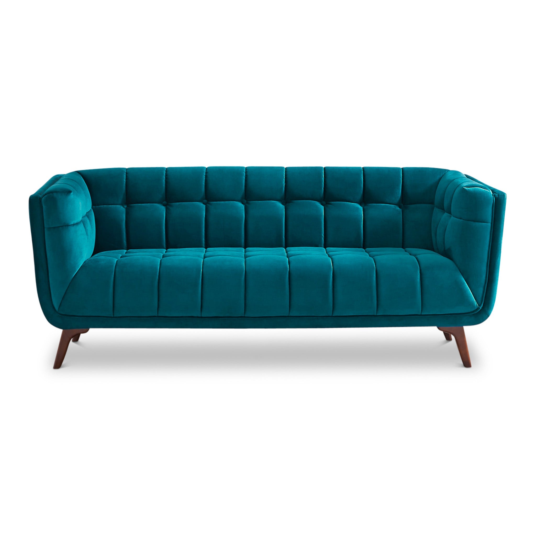 Addison Small Teal Velvet Sofa Addison Small Teal Velvet Sofa