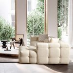 Alana Tufted Ivory Boucle Right Sectional Sofa - Image 5