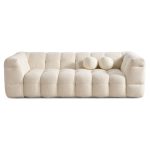 Alana Tufted Ivory Boucle Sofa - Image 5