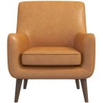 Alex Tan Leather Lounge Chair - Image 2