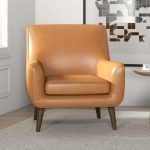 Alex Tan Leather Lounge Chair - Image 3