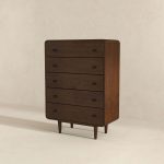 Alexa Mid Century Modern Dresser 5 Drawer - Image 5