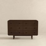 Alexa Mid Century Modern Dresser 6 Drawer - Image 4