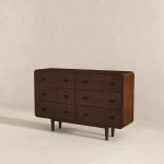 Alexa Mid Century Modern Dresser 6 Drawer - Image 5