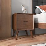 Alexandra Brown Night Stand With 2 Drawers - Image 2