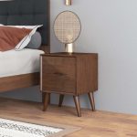 Alexandra Brown Night Stand With 2 Drawers - Image 3