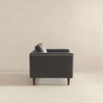 Amber Grey Velvet Lounge Chair - Image 5