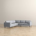 Amber Light Grey Corner Sectional Sofa - Image 2