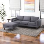 Amber  Square Upholstered Ottoman (Seaside Grey) - Image 2