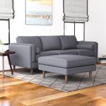 Amber  Square Upholstered Ottoman (Seaside Grey) - Image 3