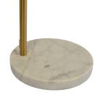 Ambient Arch Gold Brass Floor Lamp with Large Linen Shade - Image 5