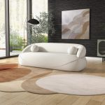 Andrew Beige Boucle Sofa - Image 4
