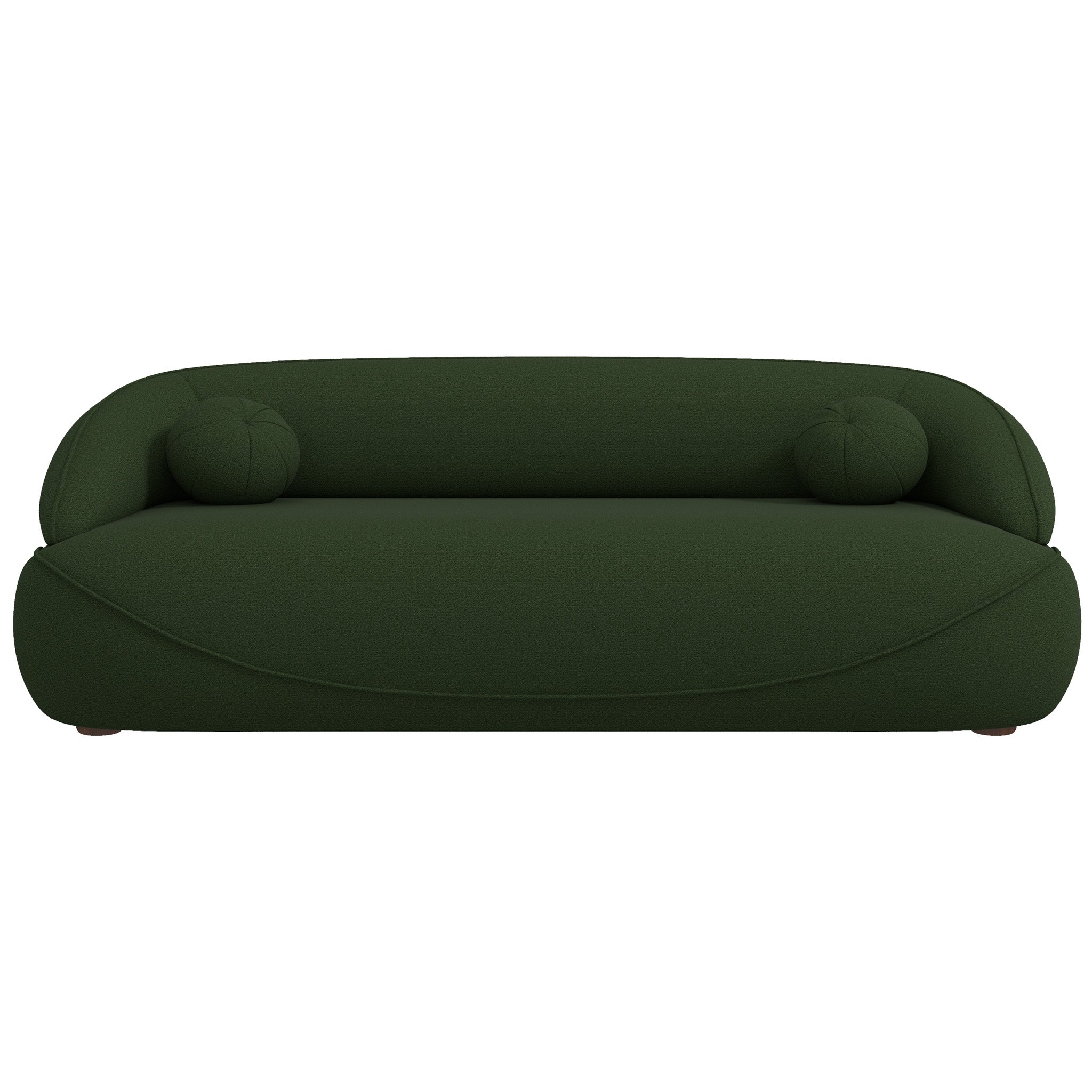 Andrew Dark Green Boucle Sofa Andrew Dark Green Boucle Sofa