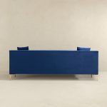 Angelina Sofa 91" (Dark Blue Velvet) - Image 4