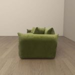 Arlo Olive Green Velvet Sofa - Image 4