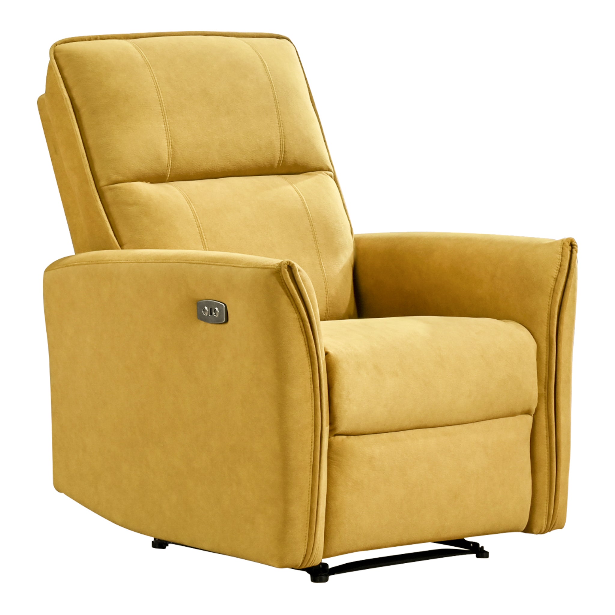Asheville Dark Yellow Suede Recliner Chair Asheville Dark Yellow Suede Recliner Chair