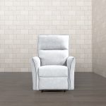 Asheville Grey Suede Recliner Chair - Image 2