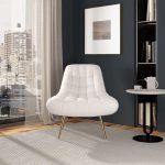 Aubrey French Boucle Lounge Chair - Image 3