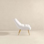 Aubrey French Boucle Lounge Chair - Image 4