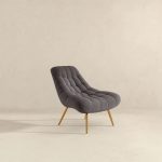 Aubrey French Boucle Lounge Chair - Image 4