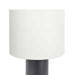 Aura Black Table Lamp with On/Off Switch Black Block Base - Image 3