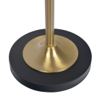 Axis Brassed Gold Floor Lamp with 4-Way Switch Double Spots with Metal Base - Image 4