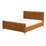 Bailey Cognac Velvet King Bed - Image 2