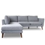 Benson Grey Sectional Sofa Left Facing Chaise - Image 4