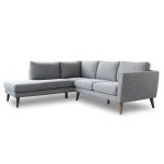 Benson Grey Sectional Sofa Left Facing Chaise - Image 5
