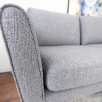 Benson Grey Sectional Sofa Right Facing Chaise - Image 3