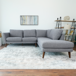 Benson Grey Sectional Sofa Right Facing Chaise - Image 5