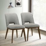 Blake Light Grey Fabric Dining Chair (Set Of 2) - Image 2