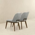 Blake Light Grey Fabric Dining Chair (Set Of 2) - Image 4