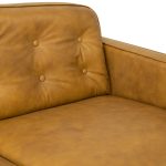 Braxton Tan Leather Sofa - Image 2