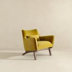 Brayden Lounge Chair (Gold - Velvet) - Image 5