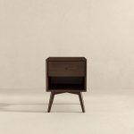 Caroline Mid Century Modern Style Night Stand 1-Drawer - Image 5