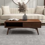 Caroline Walnut Coffee Table - Image 3