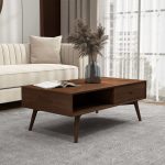Caroline Walnut Coffee Table - Image 4