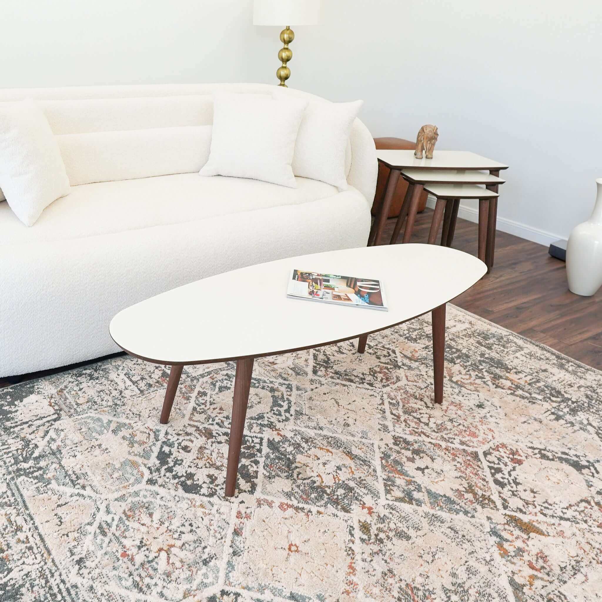 Carsen Oval Center Table Carsen Oval Center Table